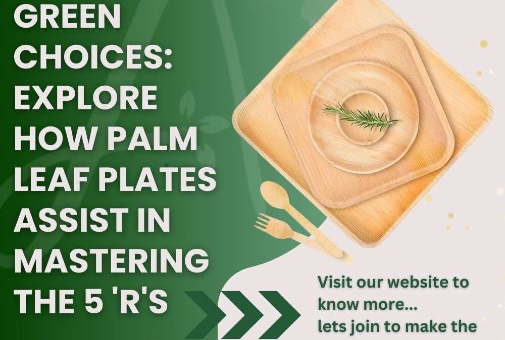 Palm Leaf Plates: Embracing Sustainability with the 5R’s of Waste Management