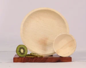 Areca Palm leaf Round plates 