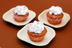 Eco-Friendly Plates for Engagement Parties - Agrileaf's Square bowls for Dessert Counters